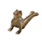 Frankie Frog Doorstop - Cute Gold Frog Design, 6.75" L x 2" W x 3" H, Easy Spot or Wipe Clean, Perfect for Everyday Use